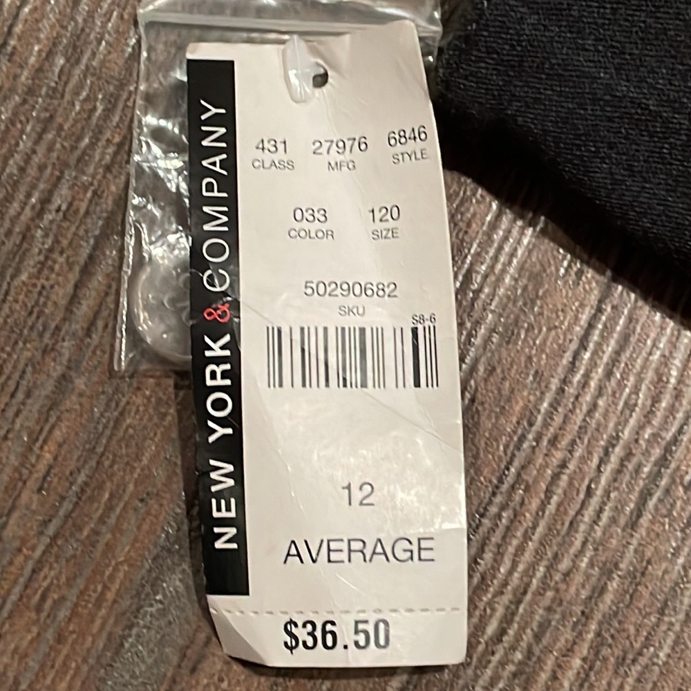 NWT New York & Company Average fit Slacks size 12 - Picture 3 of 4